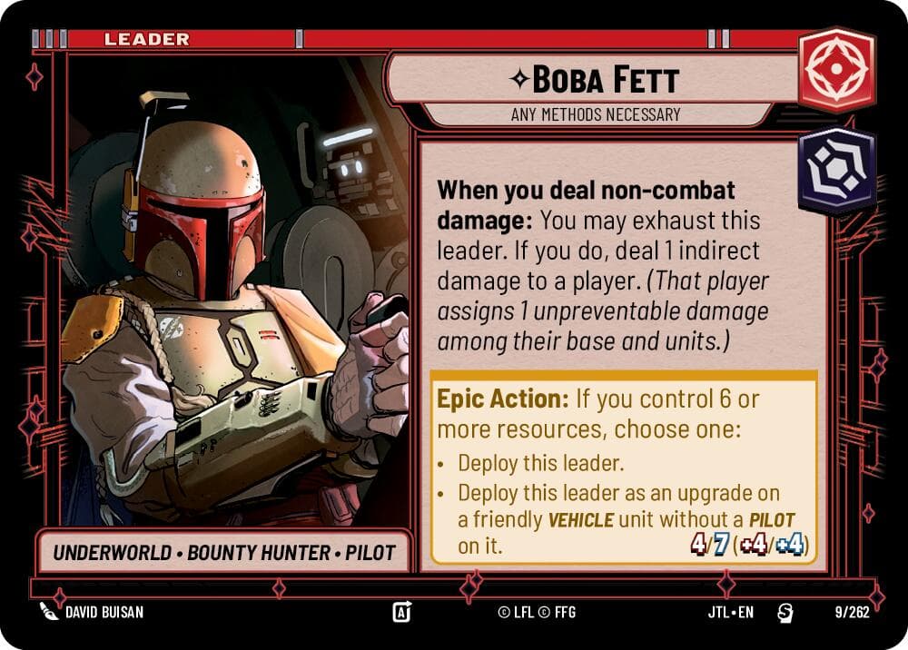 Boba Fett - Any Methods Necessary — Jump to Lightspeed card