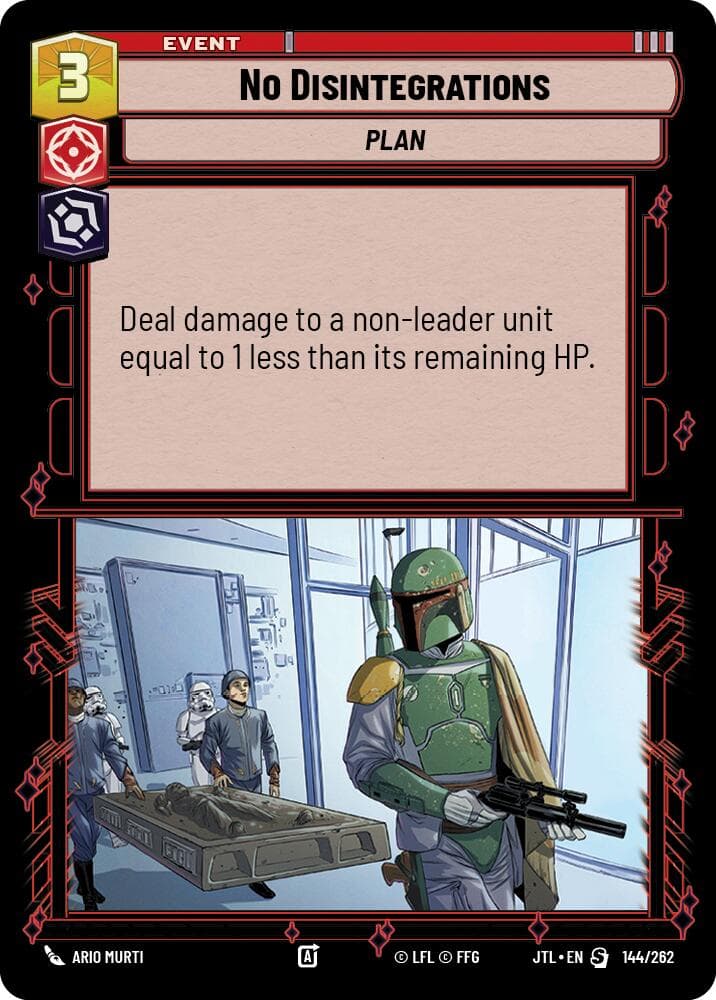 No Disintegrations — Jump to Lightspeed card