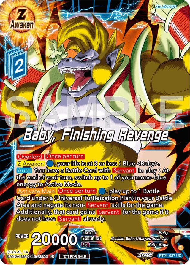 Baby, Finishing Revenge (Championship 2024 Finals Zenkai Pack) — Tournament Promotion Cards card
