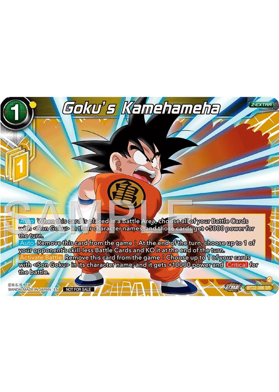 Goku's Kamehameha (Championship 2024 Finals Zenkai Pack) — Tournament Promotion Cards card