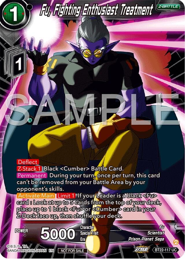 Fu, Fighting Enthusiast Treatment (Championship 2024 Finals Zenkai Pack) — Tournament Promotion Cards card