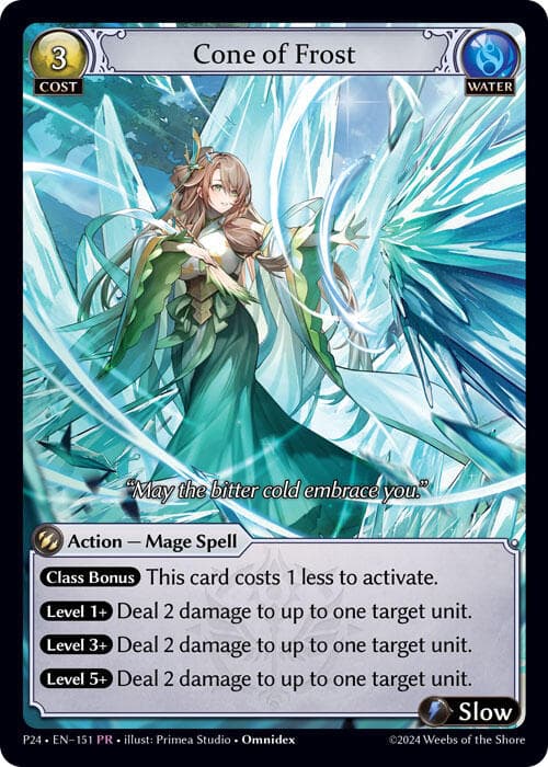 Cone of Frost — Promotional Cards card