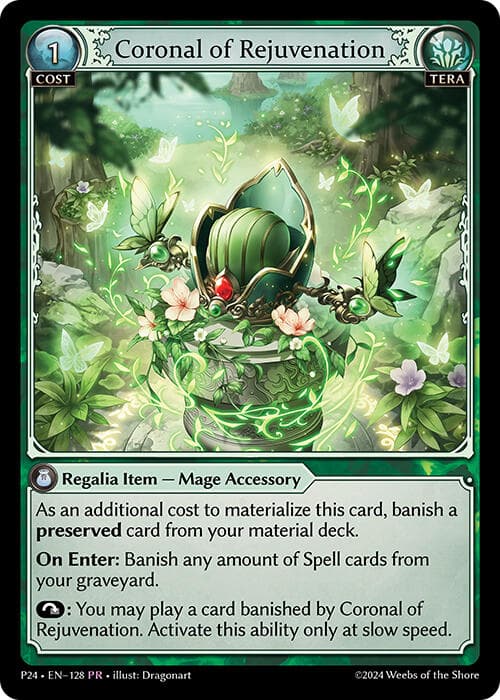 Coronal of Rejuvenation — Promotional Cards card