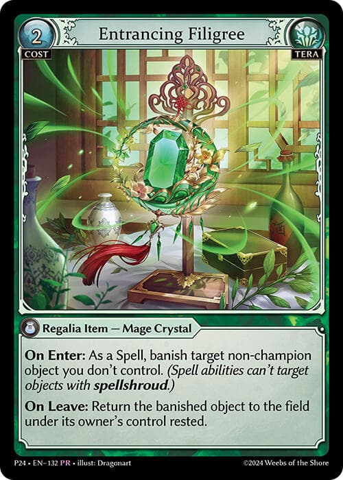 Entrancing Filigree — Promotional Cards card