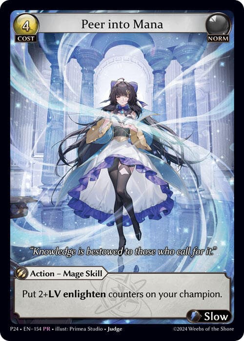 Peer into Mana — Promotional Cards card