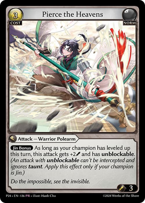 Pierce the Heavens — Promotional Cards card