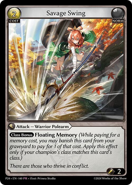 Savage Swing — Promotional Cards card