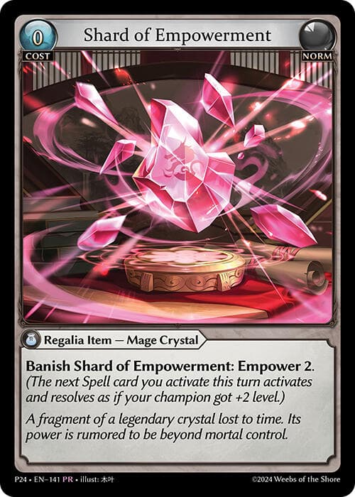 Shard of Empowerment — Promotional Cards card