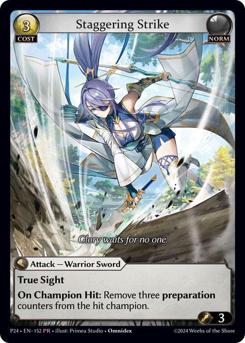 Staggering Strike — Promotional Cards card
