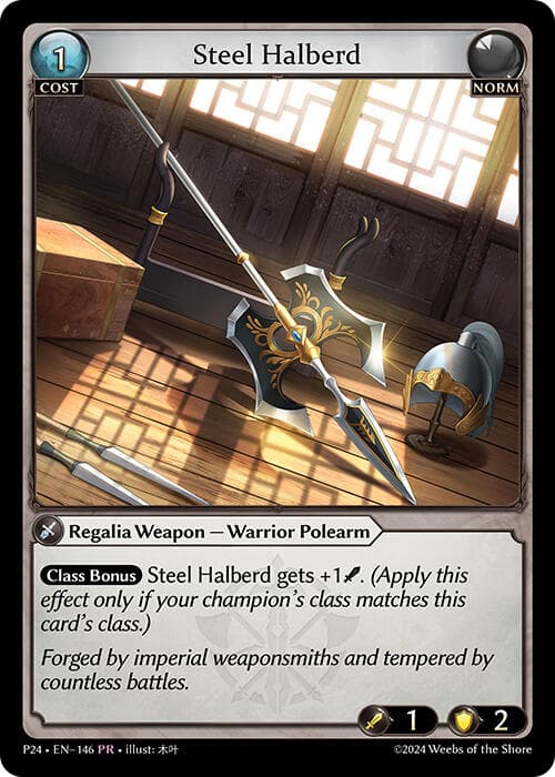 Steel Halberd — Promotional Cards card