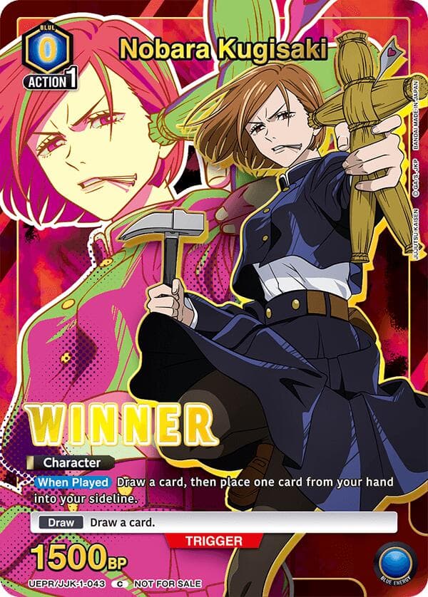 Nobara Kugisaki (043) (Winner) — Union Arena Promotion Cards card