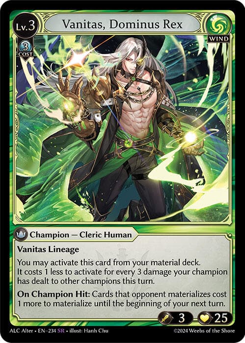 Vanitas, Dominus Rex — Alchemical Revolution Alter Edition card