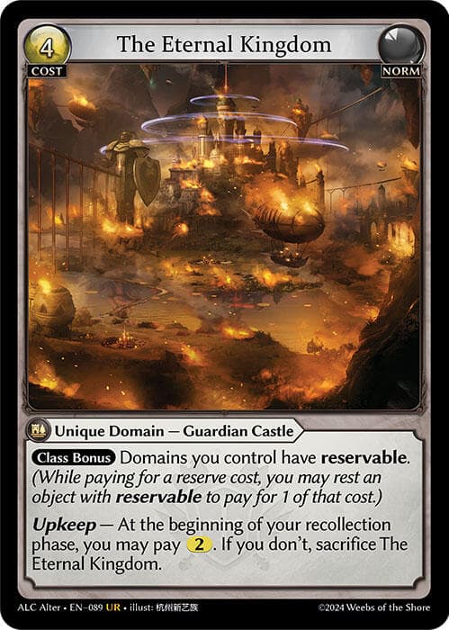 The Eternal Kingdom — Alchemical Revolution Alter Edition card