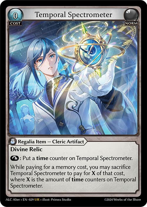 Temporal Spectrometer — Alchemical Revolution Alter Edition card
