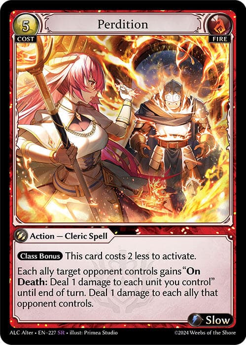Perdition — Alchemical Revolution Alter Edition card