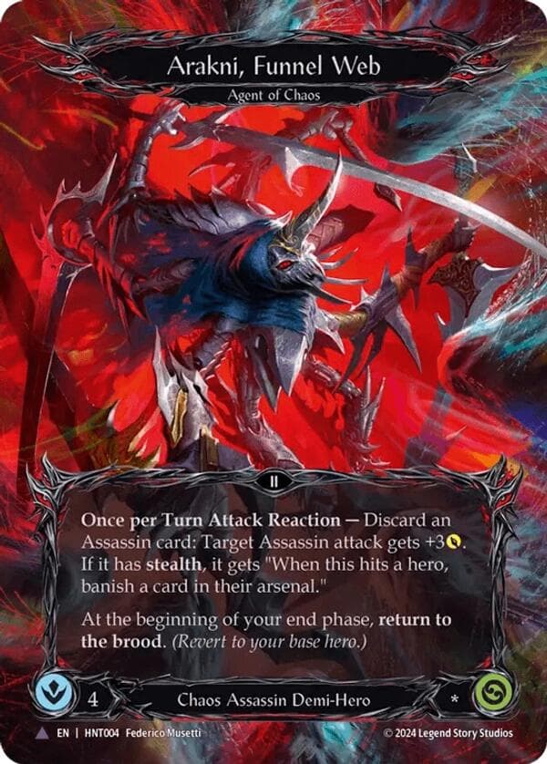 Arakni, Funnel Web (Marvel) — The Hunted card