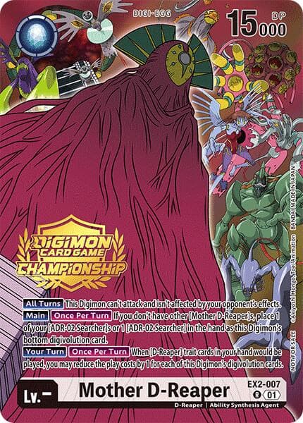 Mother D-Reaper (Championship 2024 Tamers Pack) — Digital Hazard card