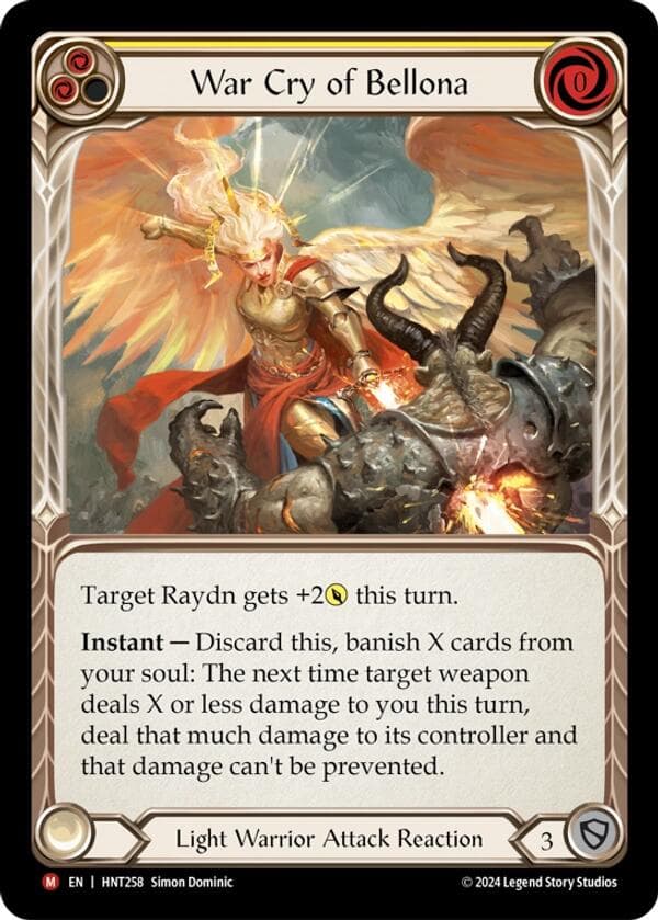 War Cry of Bellona — The Hunted card