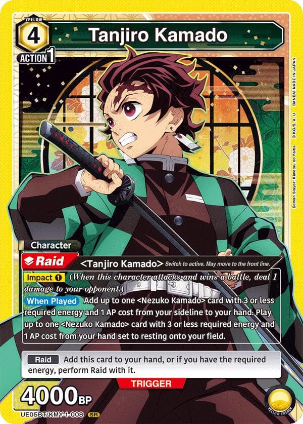 Tanjiro Kamado (008) — UE05BT: Demon Slayer: Kimetsu no Yaiba card