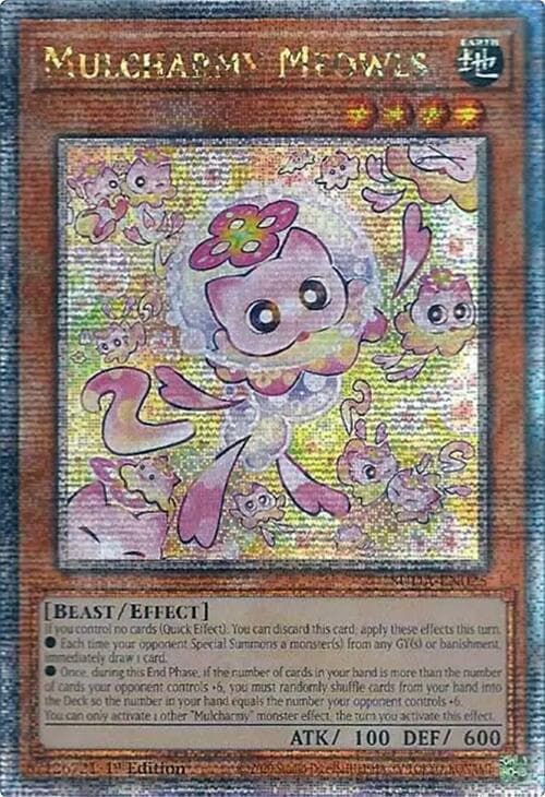Mulcharmy Meowls (Quarter Century Secret Rare) — Supreme Darkness card
