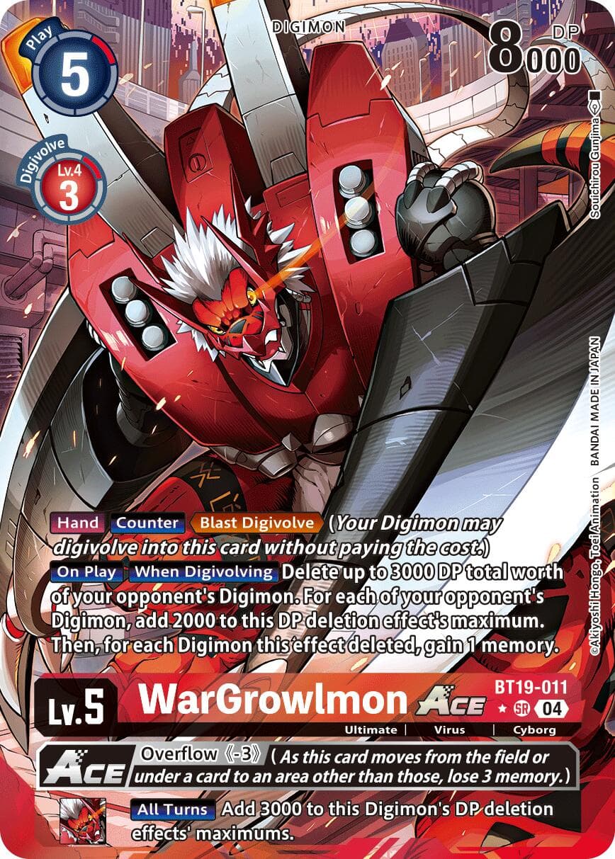 WarGrowlmon ACE (Alternate Art) — Release Special Booster 2.5 card