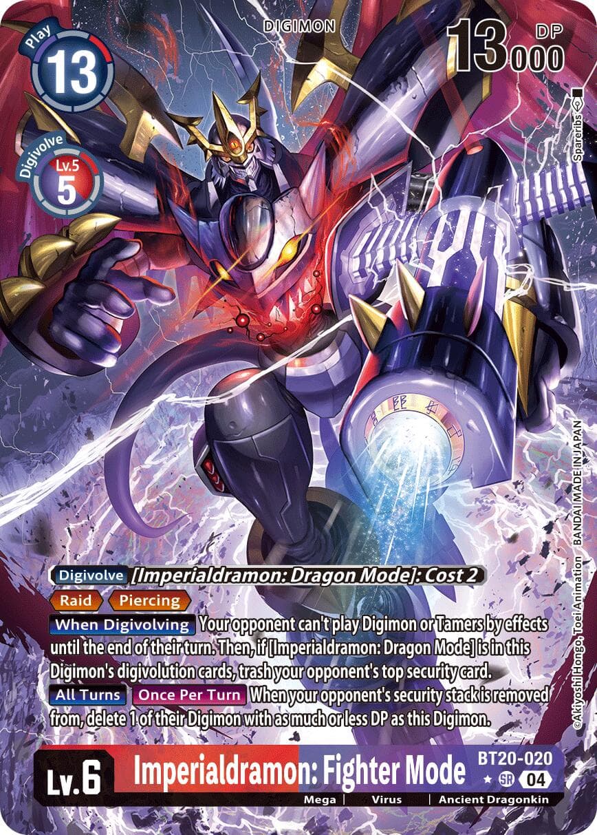 Imperialdramon: Fighter Mode (Alternate Art) — Release Special Booster 2.5 card