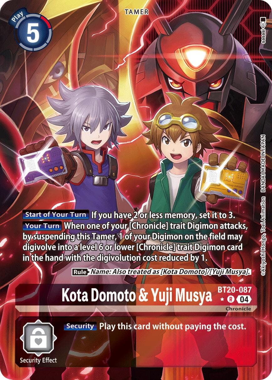 Kota Domoto & Yuji Musya (Alternate Art) — Release Special Booster 2.5 card