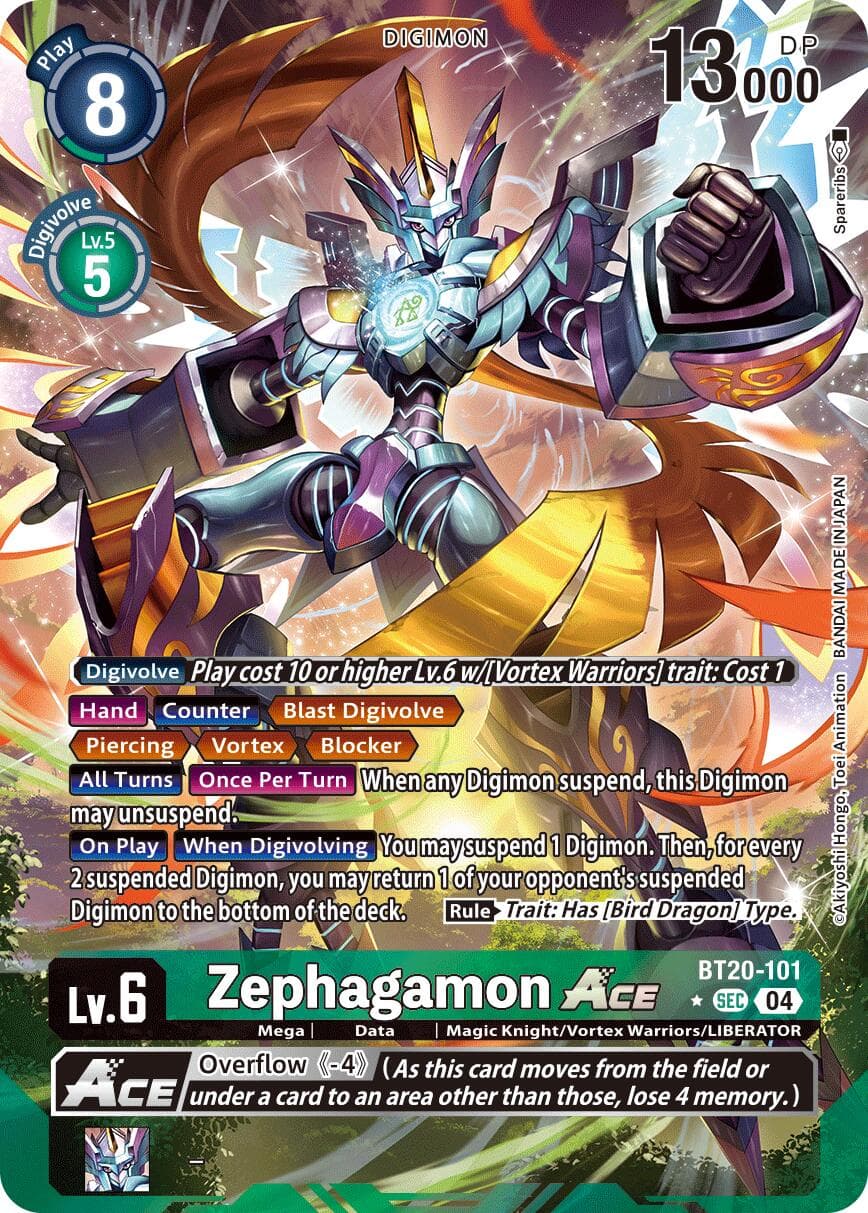 Zephagamon ACE (Alternate Art) — Release Special Booster 2.5 card