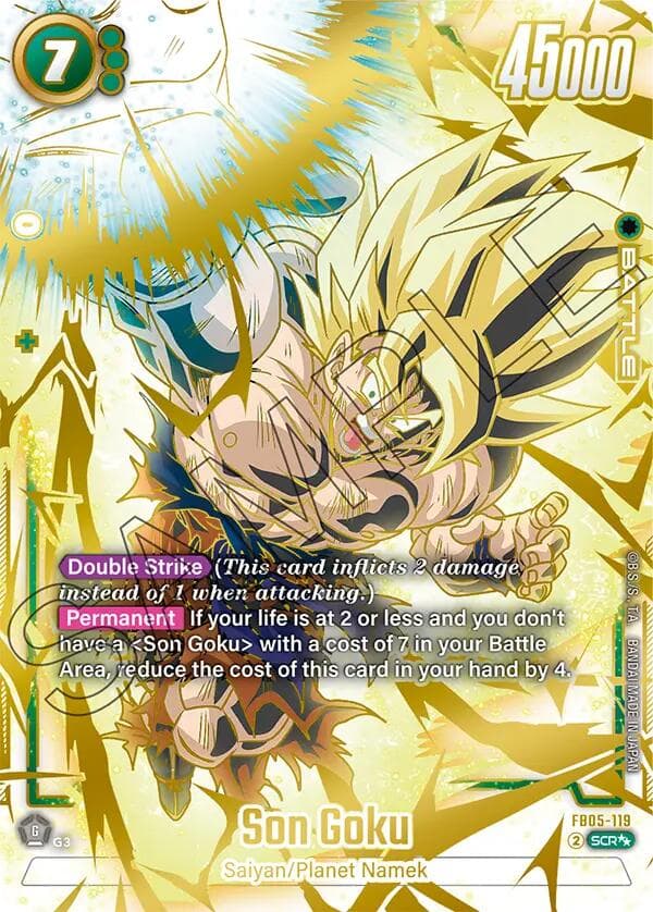 Son Goku - FB05-119 (Super Alternate Art) — New Adventure card