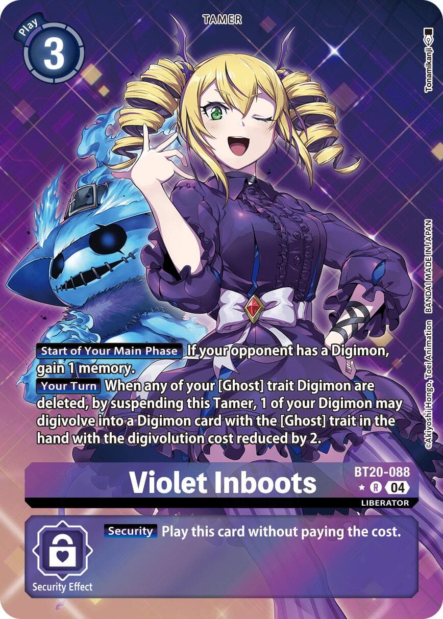 Violet Inboots - BT20-088 (Alternate Art) — Release Special Booster 2.5 card