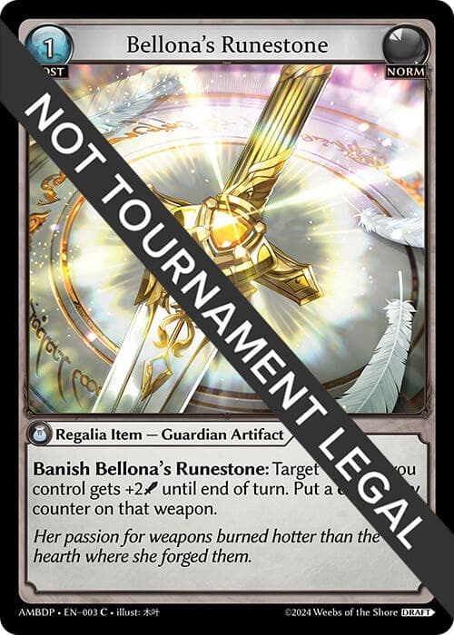 Bellona's Runestone — Mortal Ambition Draft Pack card