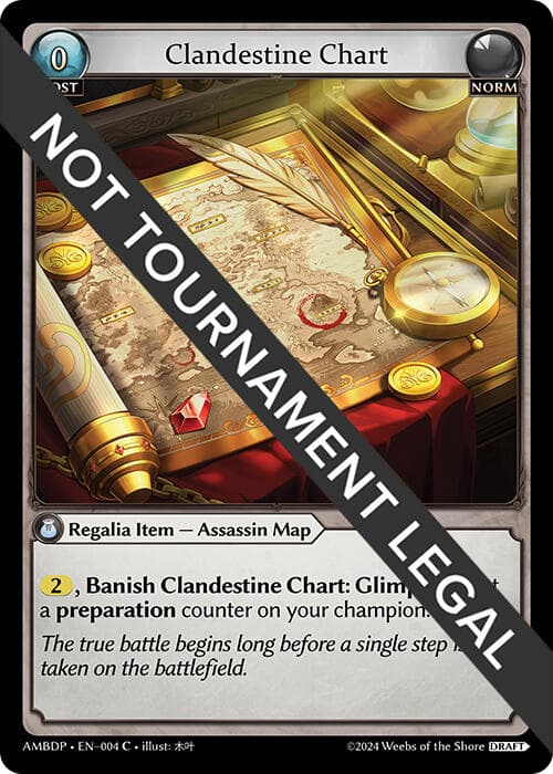 Clandestine Chart — Mortal Ambition Draft Pack card