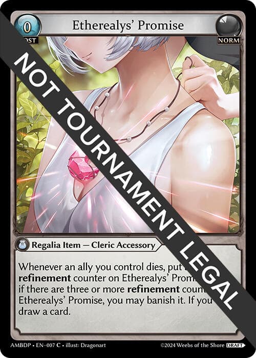 Etherealys' Promise — Mortal Ambition Draft Pack card