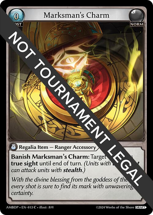 Marksman's Charm — Mortal Ambition Draft Pack card