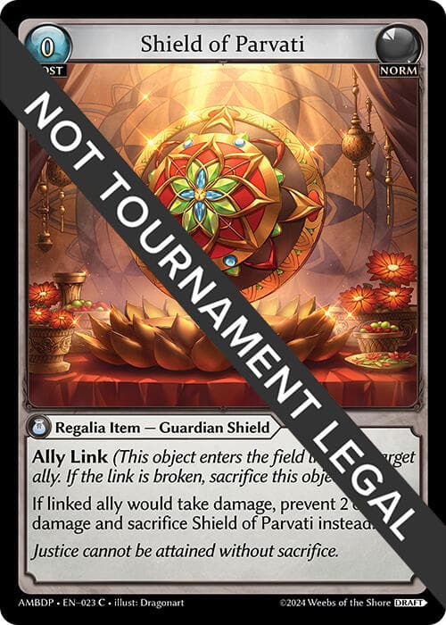 Shield of Parvati — Mortal Ambition Draft Pack card