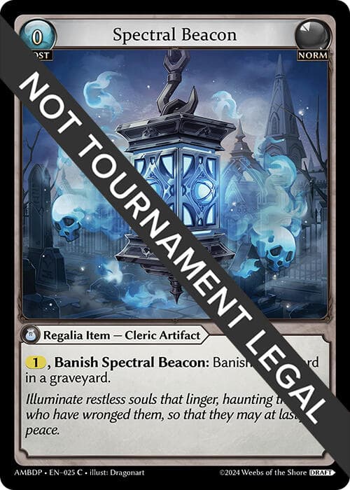 Spectral Beacon — Mortal Ambition Draft Pack card