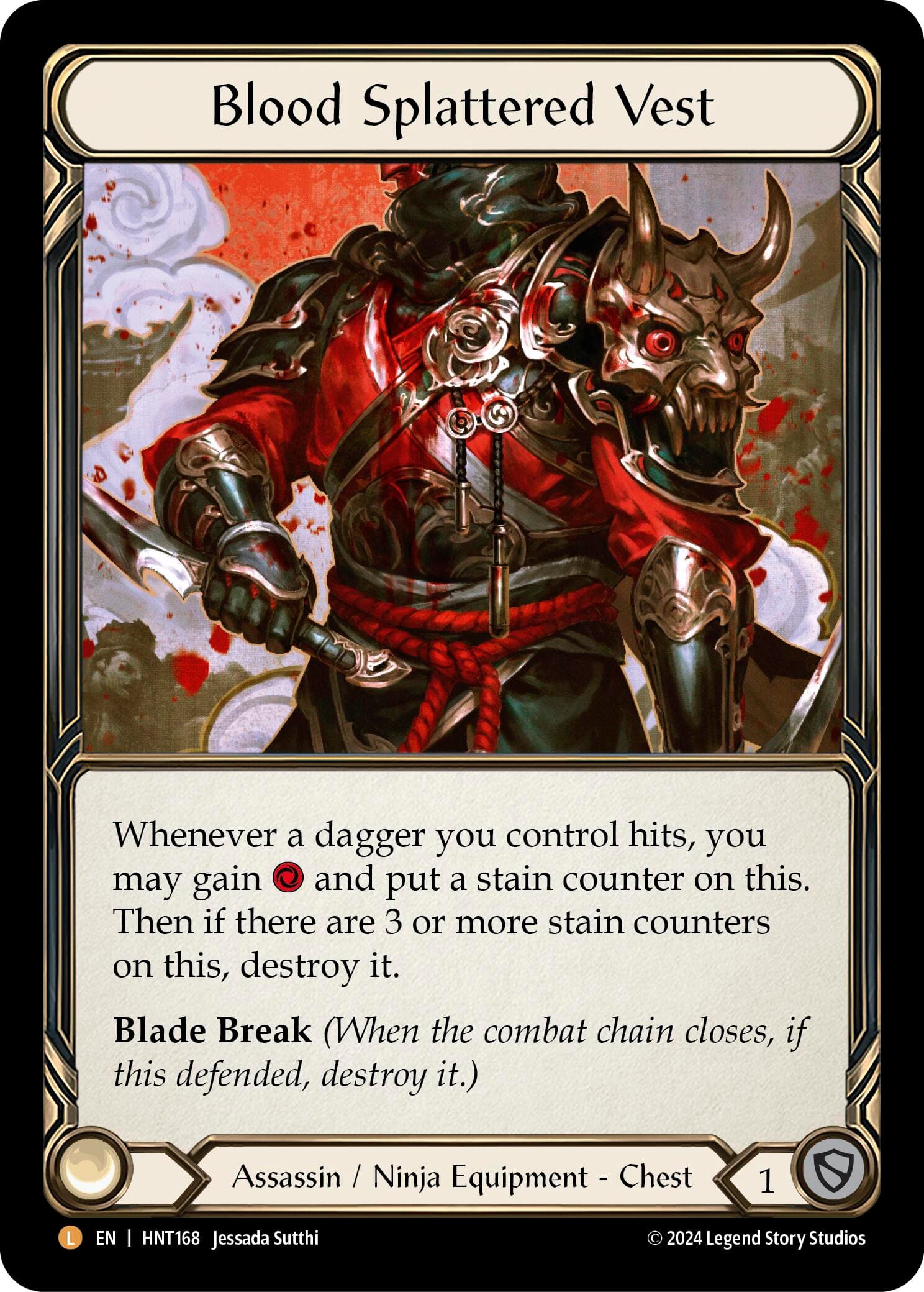 Blood Splattered Vest — The Hunted card
