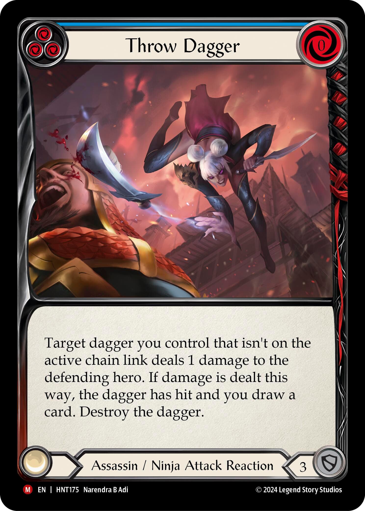 Throw Dagger — The Hunted card
