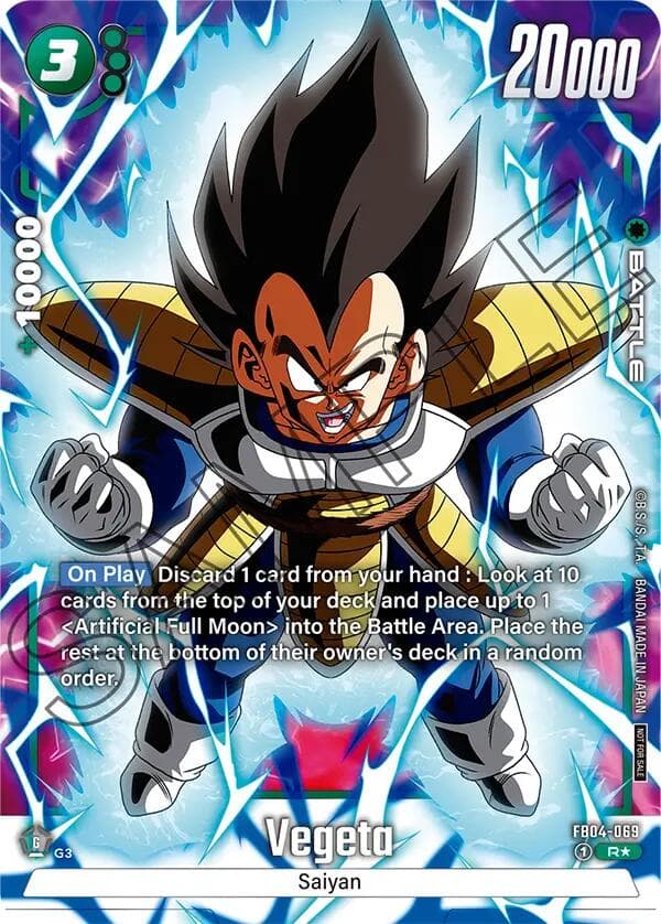 Vegeta - FB04-069 (Tournament Pack -Winner- 05) — Tournament and Championship Promos card