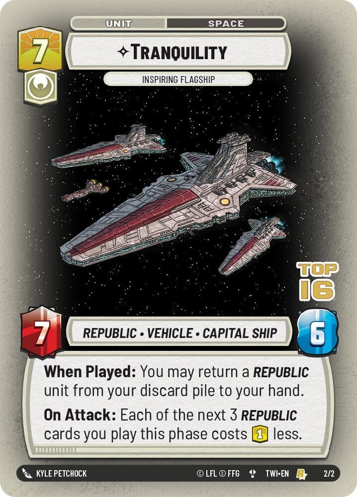 Tranquility - Inspiring Flagship (Top 16) — Organized Play Promos card
