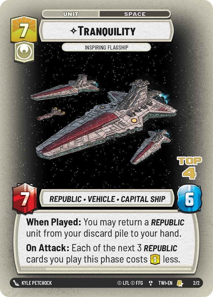 Tranquility - Inspiring Flagship (Top 4) — Organized Play Promos card