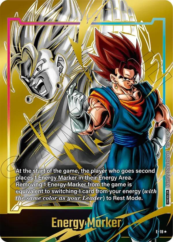 Energy Marker (E-18) (Gold) — Fusion World Energy Markers card