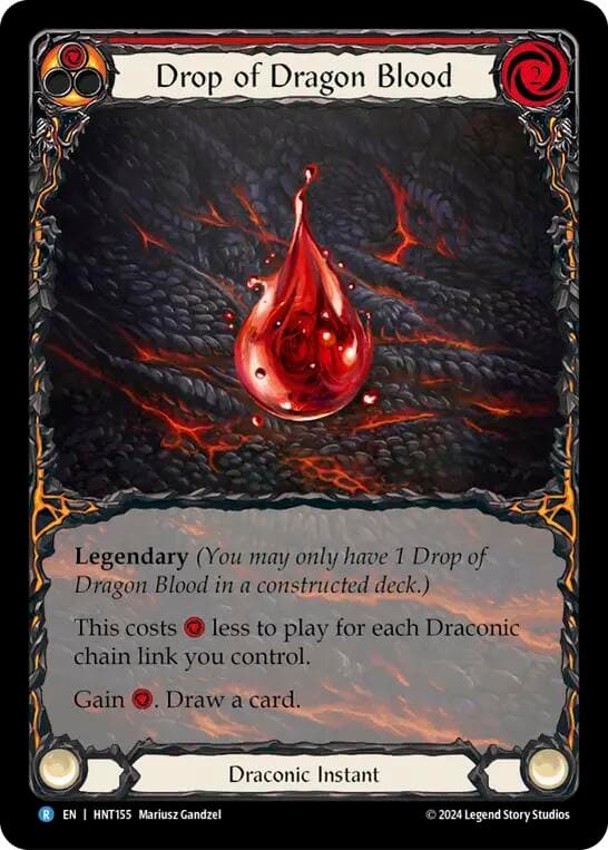 Drop of Dragon Blood (Extended Art) — The Hunted card