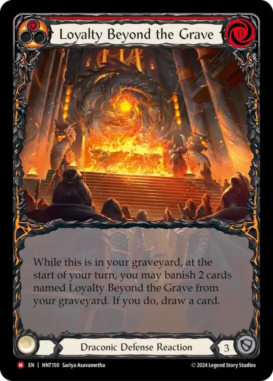 Loyalty Beyond the Grave (Extended Art) — The Hunted card
