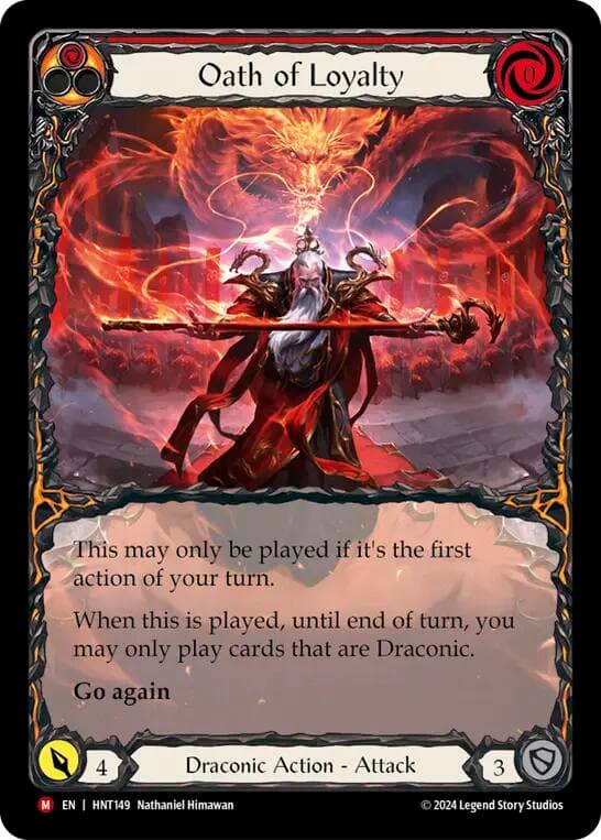 Oath of Loyalty (Extended Art) — The Hunted card