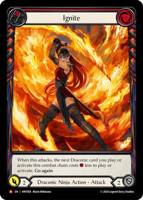 Ignite (Extended Art) — The Hunted card