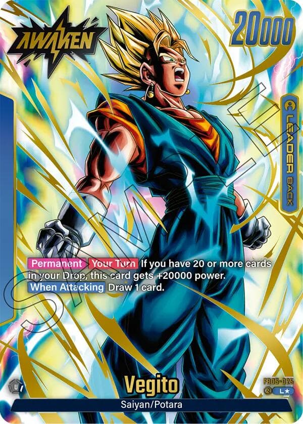 Vegito - FB05-025 (Alternate Art) — New Adventure card