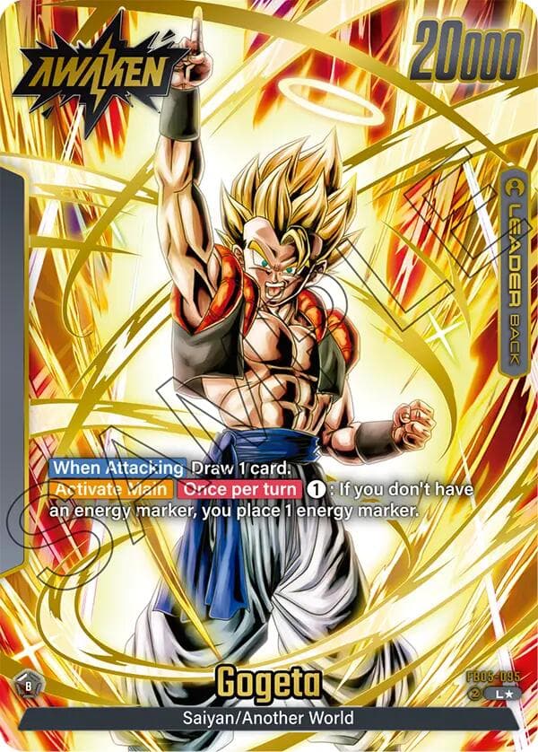 Gogeta (Alternate Art) — New Adventure card