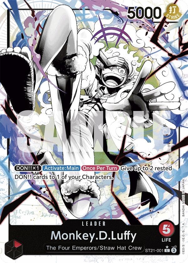 Monkey.D.Luffy (001) (Parallel) — Starter Deck EX: Gear 5 card