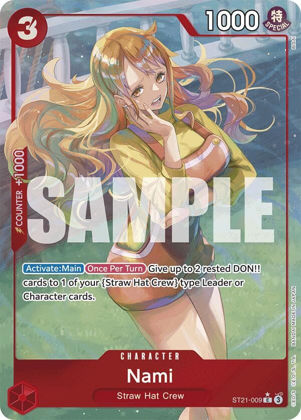 Nami (Parallel) — Starter Deck EX: Gear 5 card